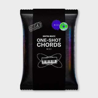 One-Shot Chords MIDI pack with a MIDI keyboard icon