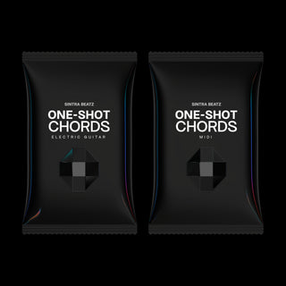 Two 'One-Shot Chords' packs labeled 'Electric Guitar' and 'MIDI'